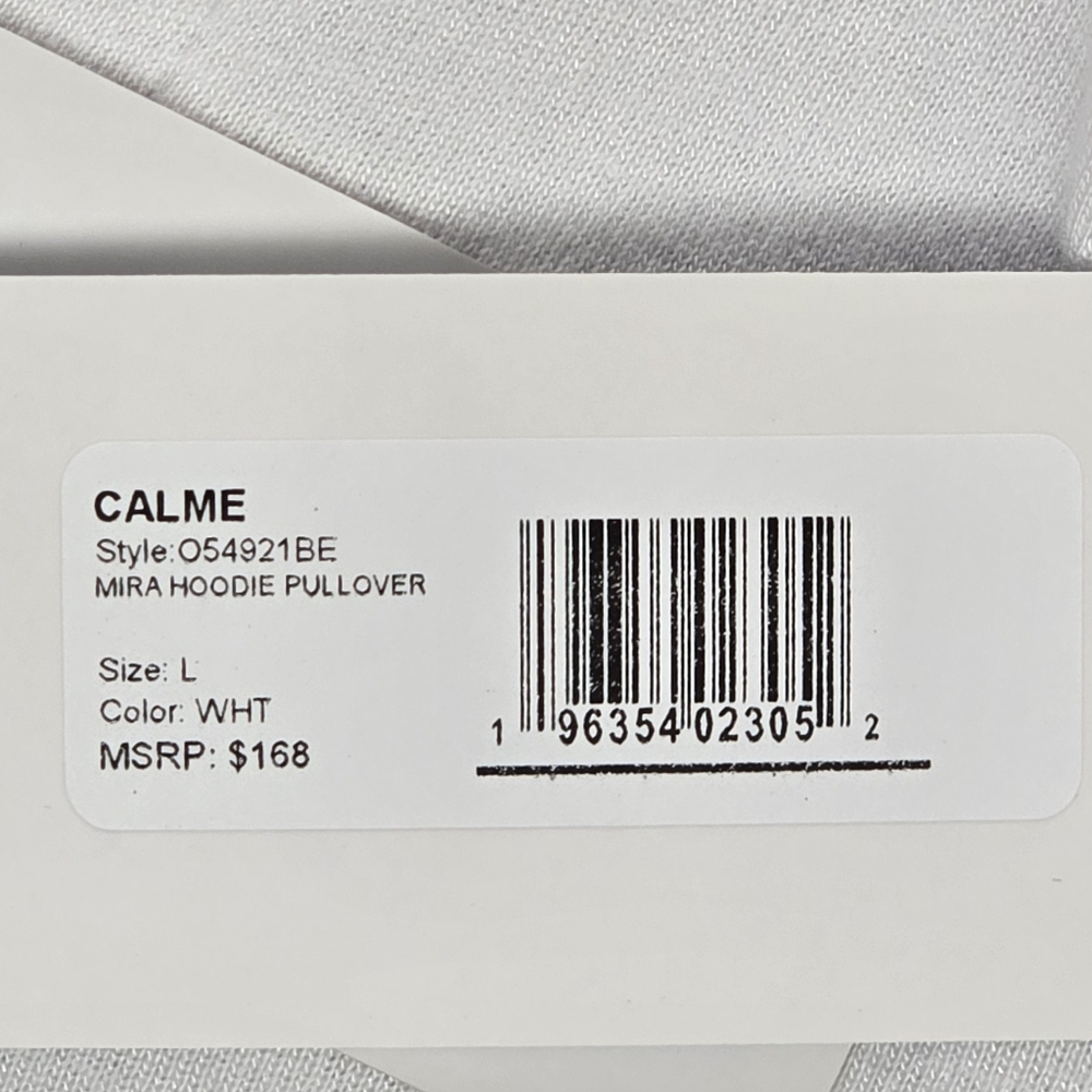 Johnny Was Calme NWT Mira White Hoodie Pullover - Picture 8 of 15